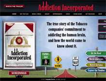 Tablet Screenshot of addictionincorporated.com